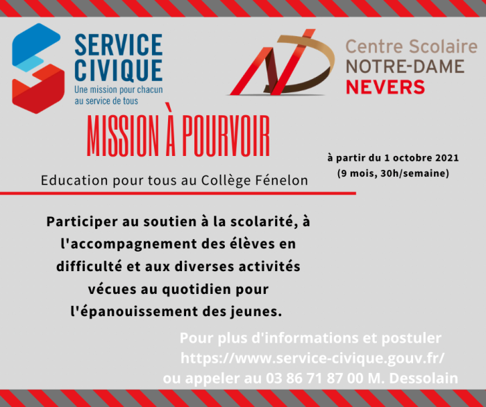 Mission de service civique