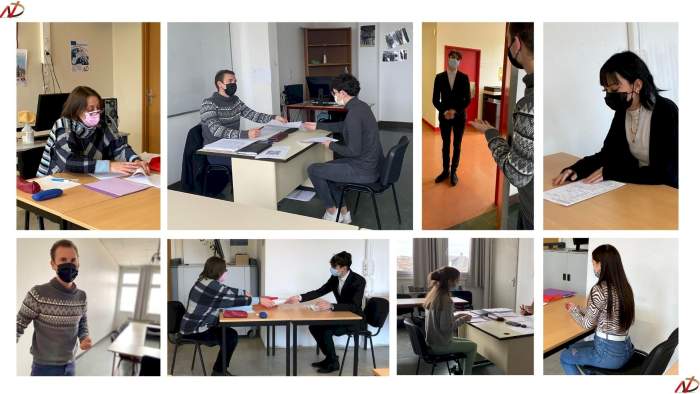 Les SAM1 peaufinent leurs entretiens de stages !