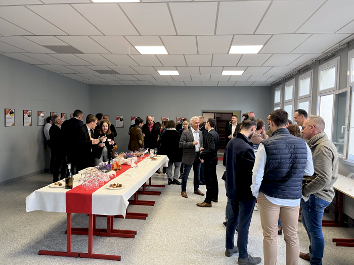 Le Club Partenaires prend l’apéritif au Centre Scolaire Notre-Dame à Nevers